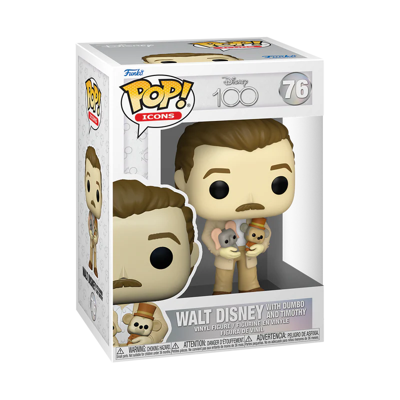 WALT DISNEY WITH DUMBO AND TIMOTHY - DISNEY100