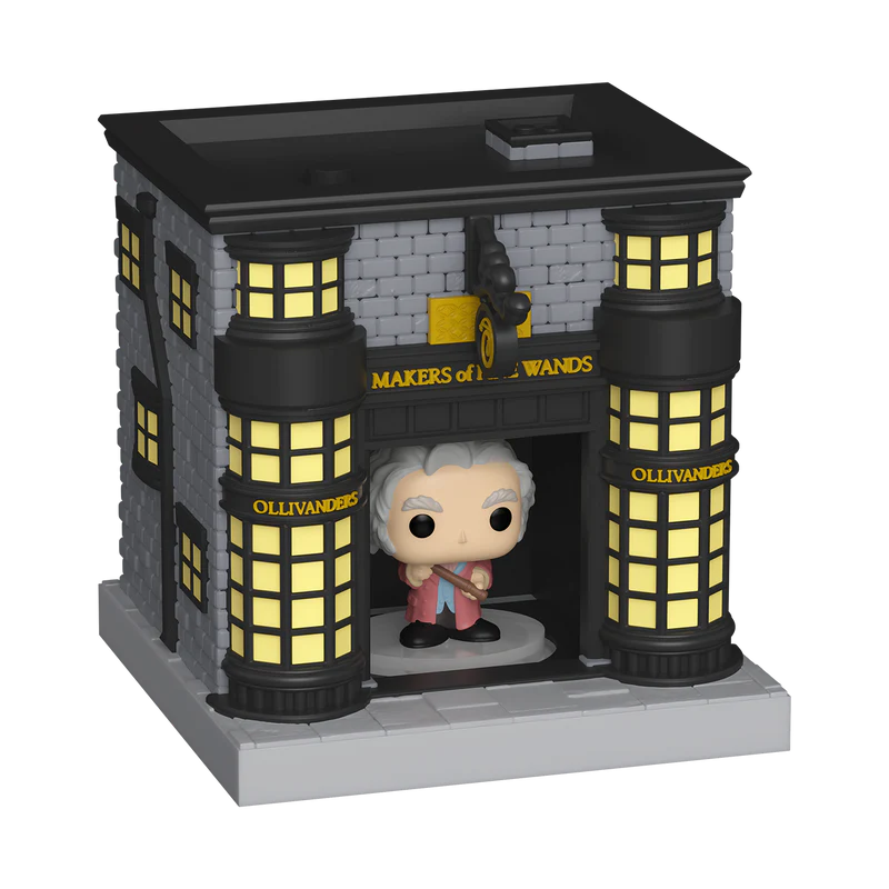 BITTY POP! TOWN GARRICK OLLIVANDER AND OLLIVANDERS WAND SHOP - HARRY POTTER