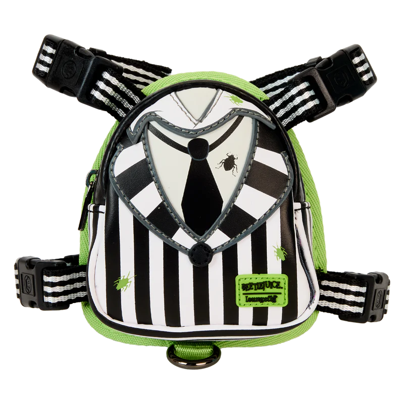 BEETLEJUICE COSPLAY MINI BACKPACK DOG HARNESS