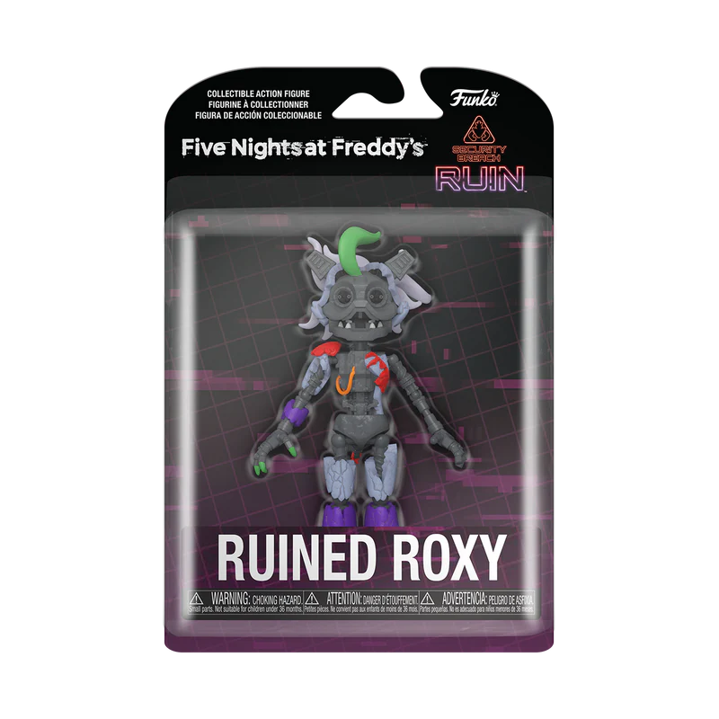 RUINED ROXY - FIVE NIGHTS AT FREDDY'S ACTION FIGURE