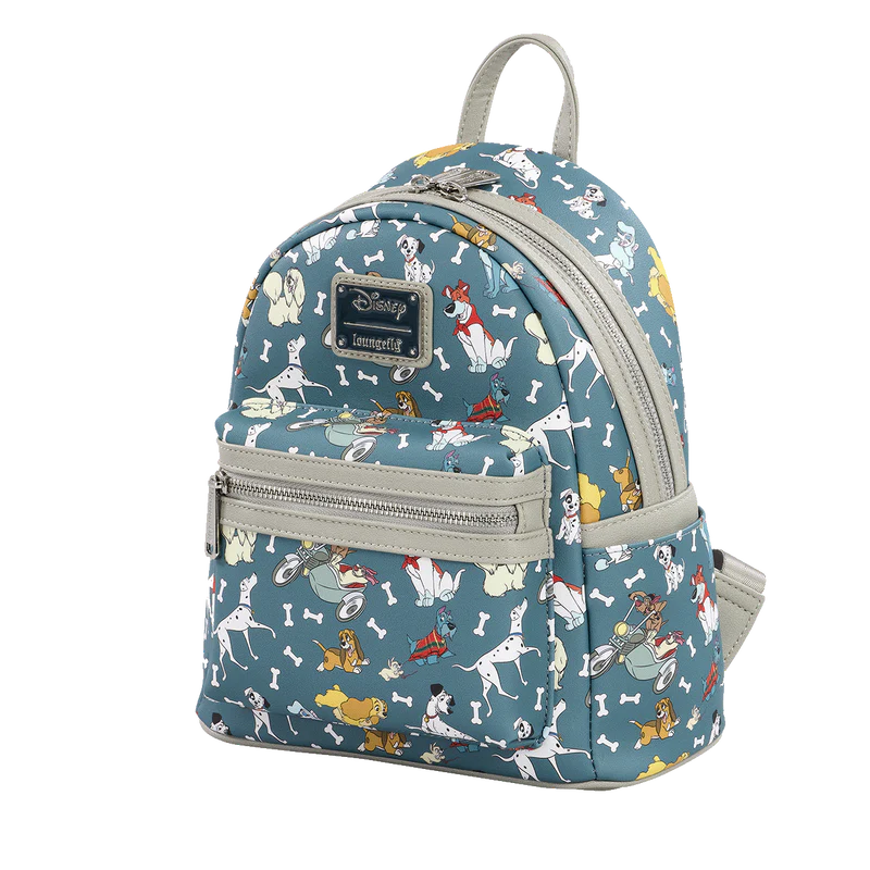 DISNEY DOGS BONES ALL OVER PRINT MINI BACKPACK