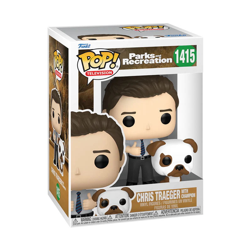 CHRIS TRAEGER WITH CHAMPION - PARKS AND RECREATION