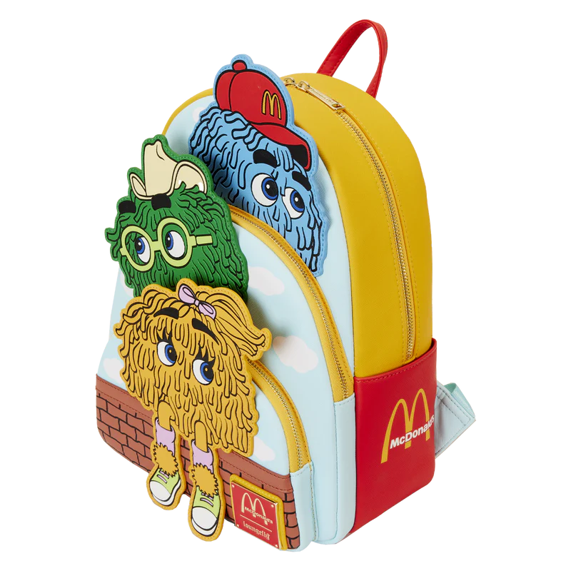 TRIPLE POCKET FRY GUYS MINI BACKPACK - MCDONALDS