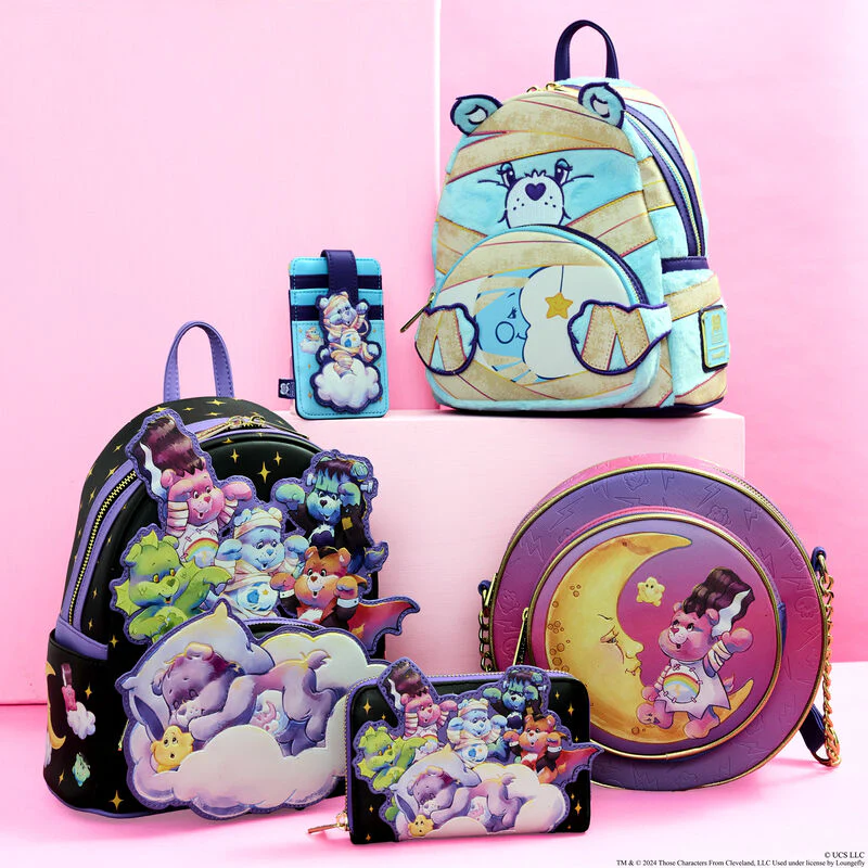 CARE BEARS X UNIVERSAL MONSTERS SCARY DREAMS ZIP AROUND WALLET