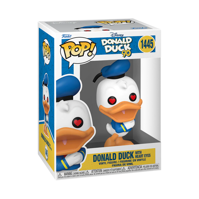 DONALD DUCK WITH HEART EYES - DONALD DUCK 90TH