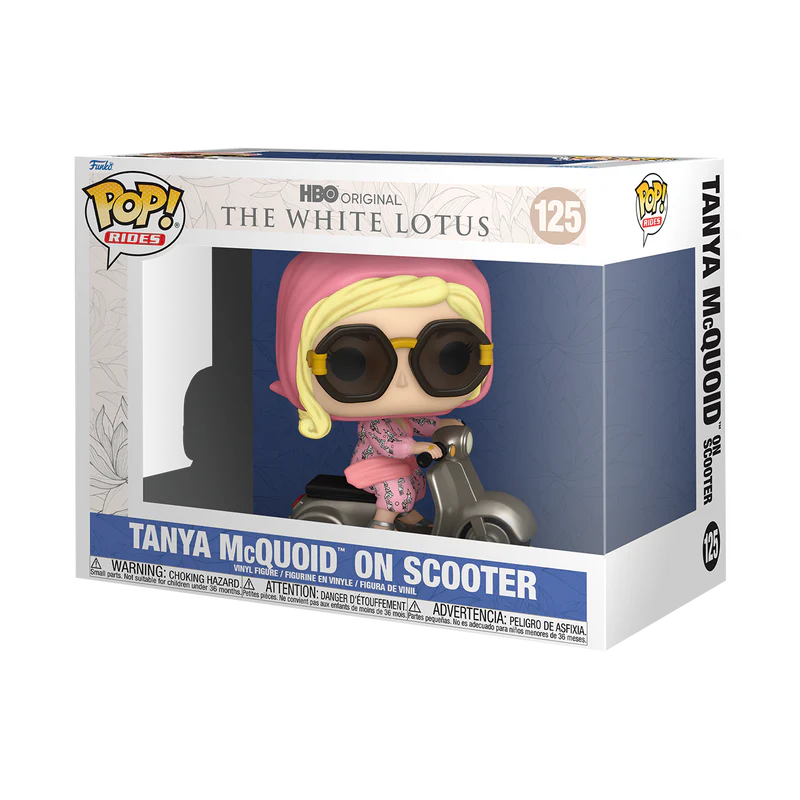 TANYA MCQUOID ON SCOOTER - THE WHITE LOTUS