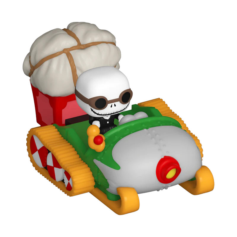 BITTY POP! RIDES JACK SKELLINGTON WITH SNOWMOBILE