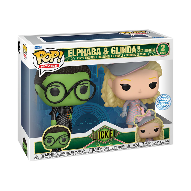 ELPHABA AND GLINDA IN SHIZ UNIFORM - WICKED