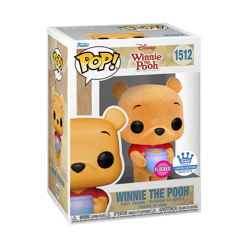 WINNIE THE POOH (FLOCKED) - DISNEY