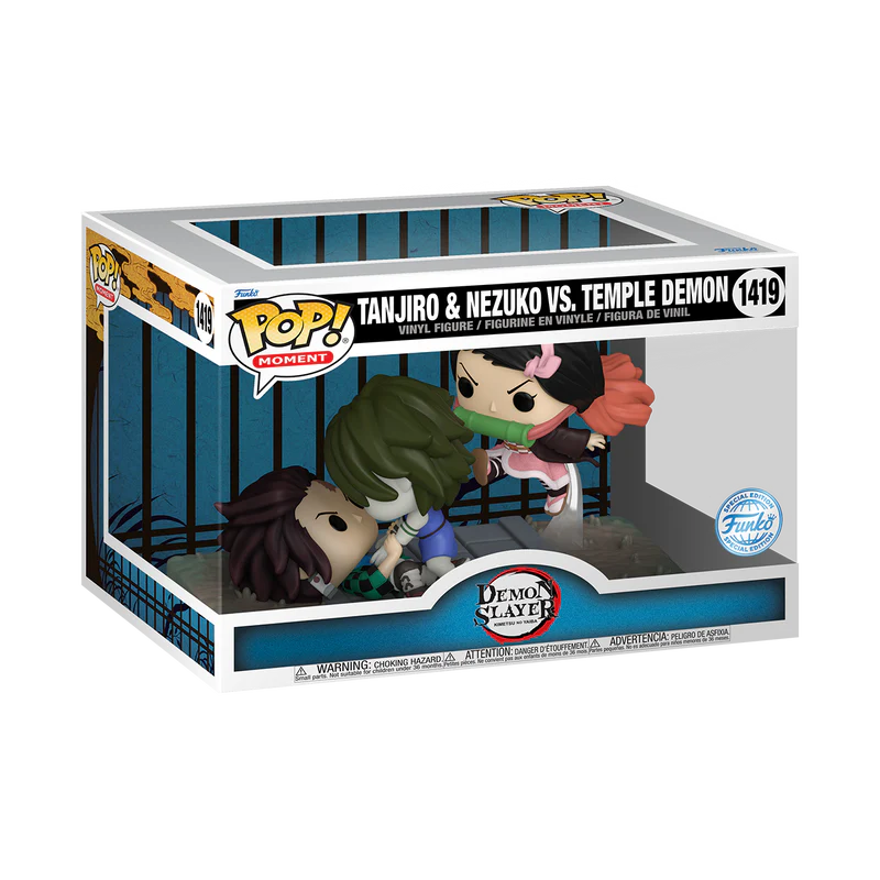 TANJIRO AND NEZUKO VS. TEMPLE DEMON - DEMON SLAYER