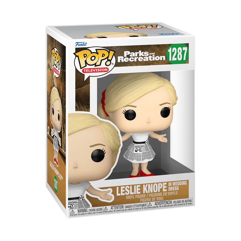 LESLIE KNOPE IN WEDDING DRESS - PARKS AND RECREATION