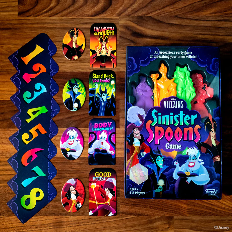 DISNEY SINISTER SPOONS GAME