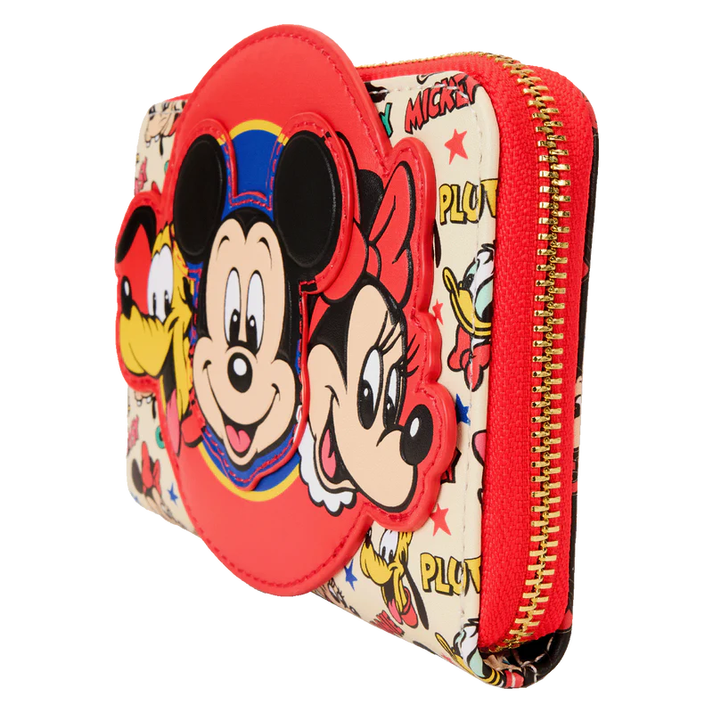 MICKEY AND FRIENDS CLASSIC ZIP AROUND WALLET - DISNEY