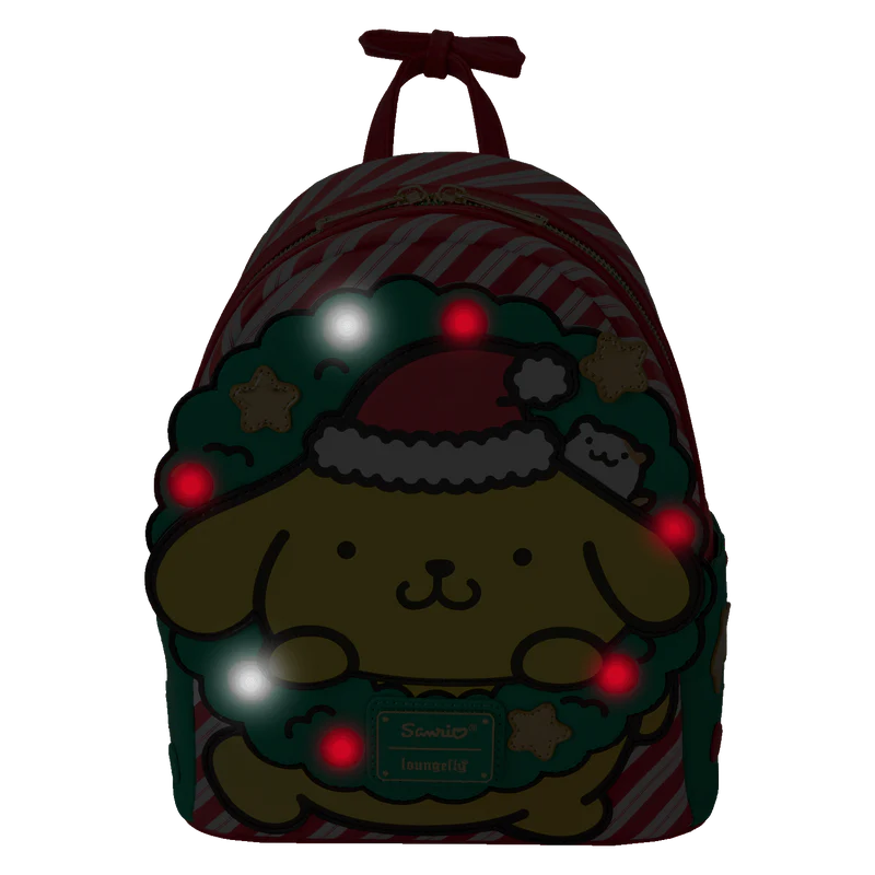 POMPOMPURIN HOLIDAY WREATH MINI BACKPACK - SANRIO