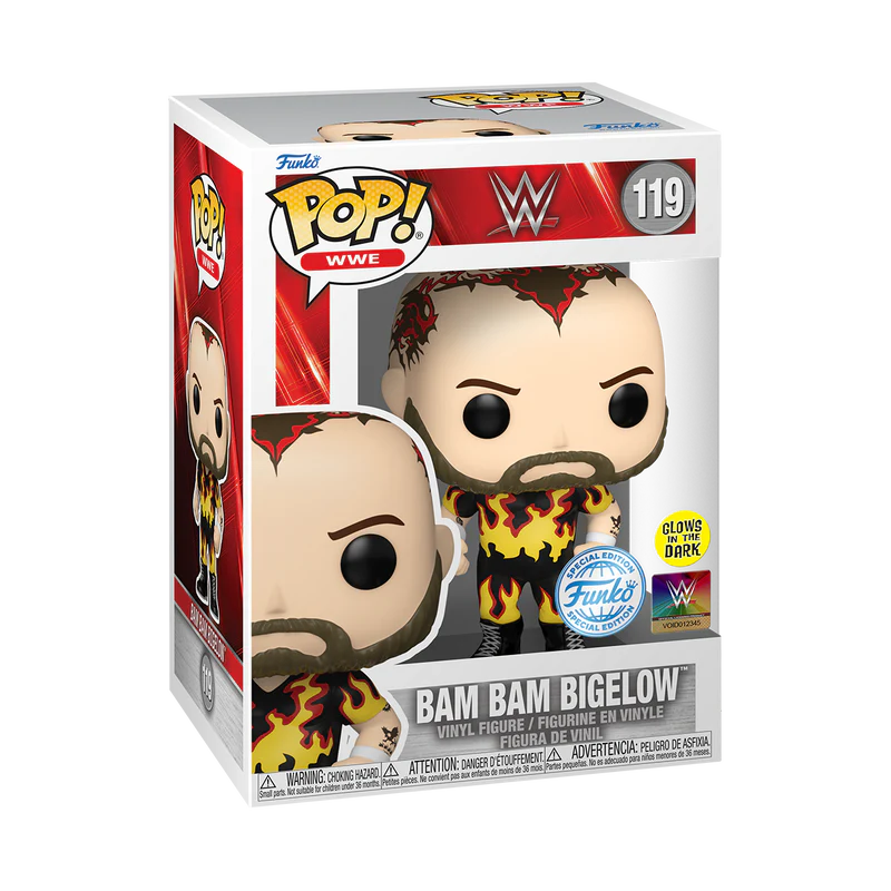 BAM BAM BIGELOW (GLOW IN THE DARK) - WWE