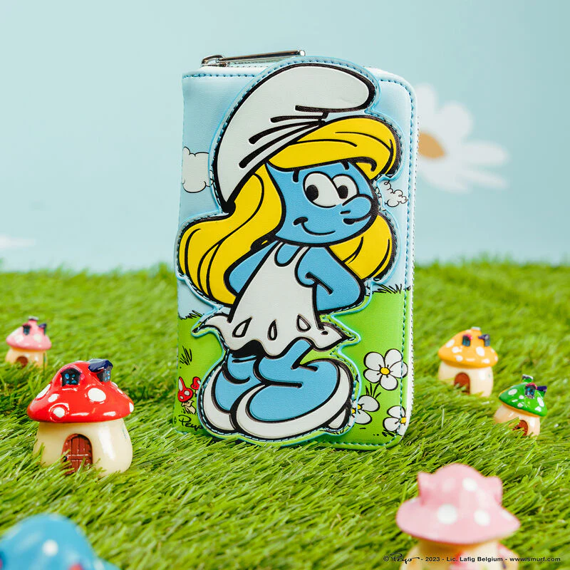 SMURFETTE COSPLAY ZIP AROUND WALLET - THE SMURFS