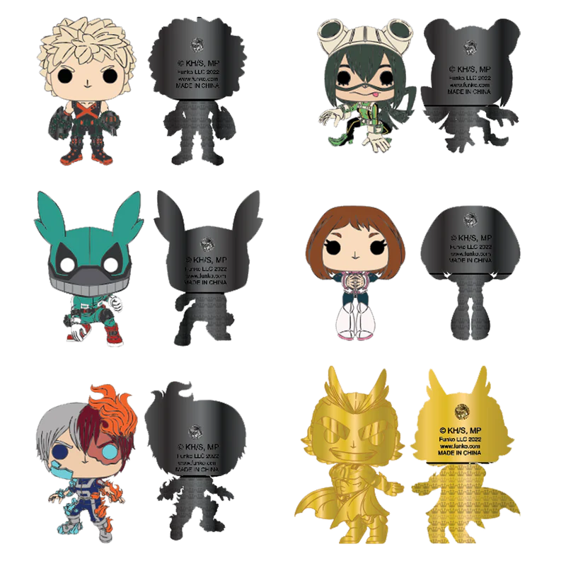 MY HERO ACADEMIA  CHARACTER BLIND BOX PIN