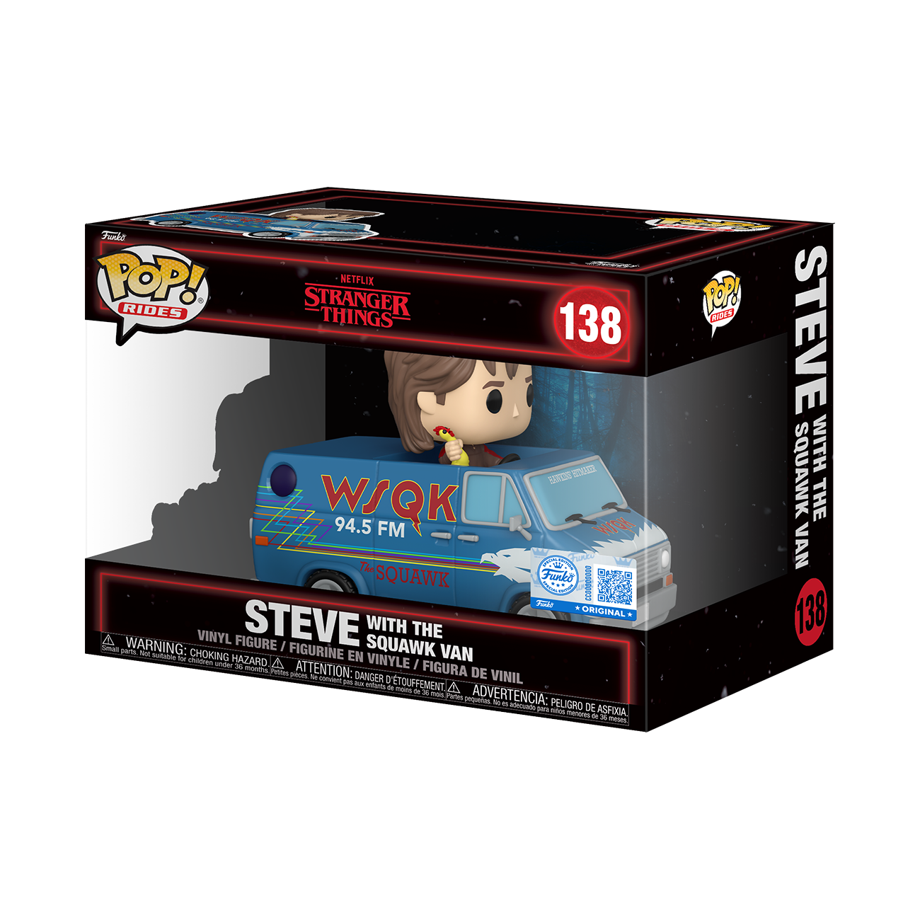 Pop! Rides Deluxe Steve with Squawk Van