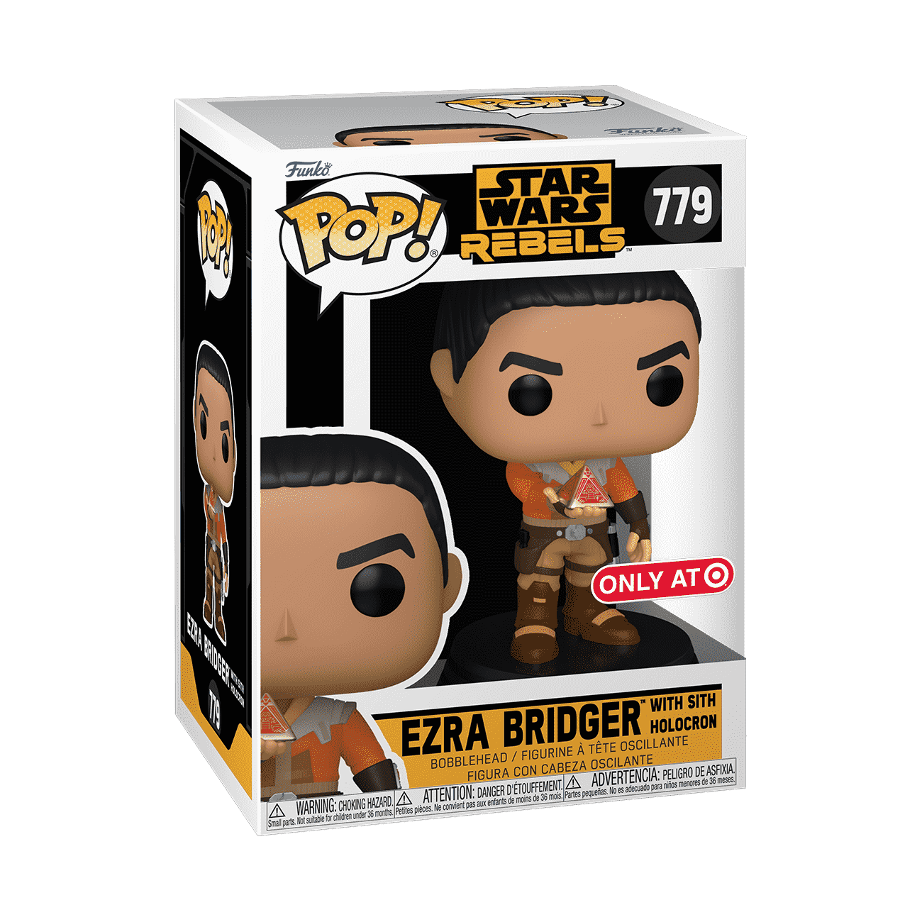 Pop! Ezra Bridger with Sith Holocron