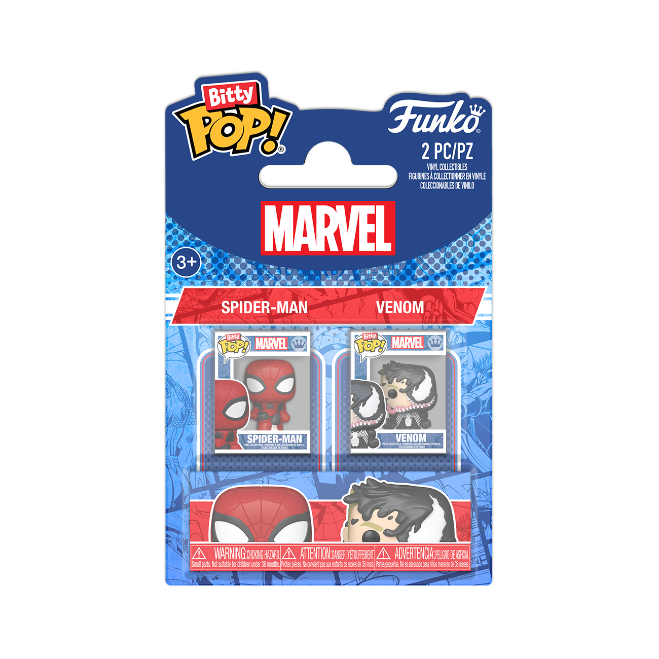Bitty Pop! Spider-Man & Venom 2-Pack