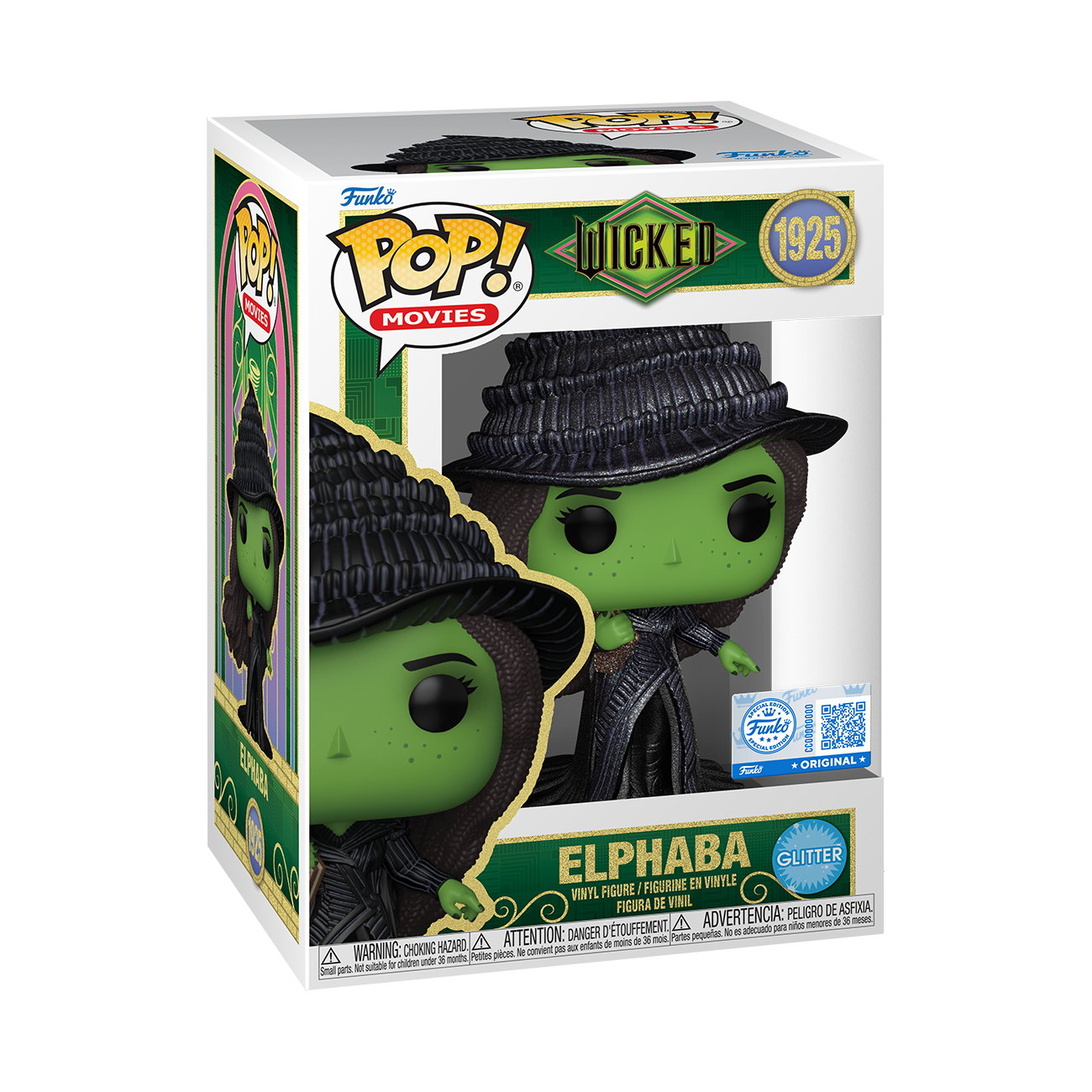Pop! Elphaba with Grimmerie (Glitter)