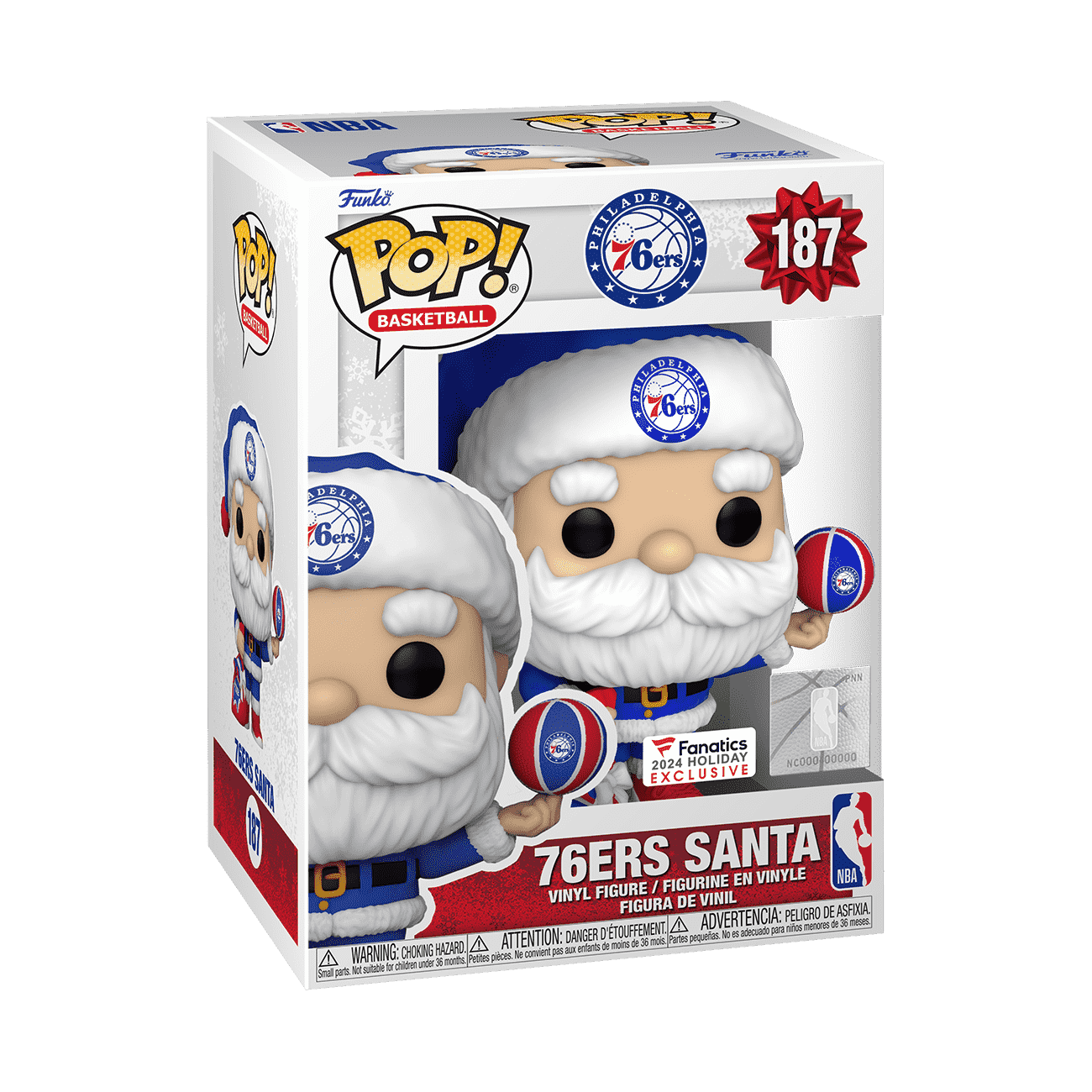 Pop! 76ers Santa