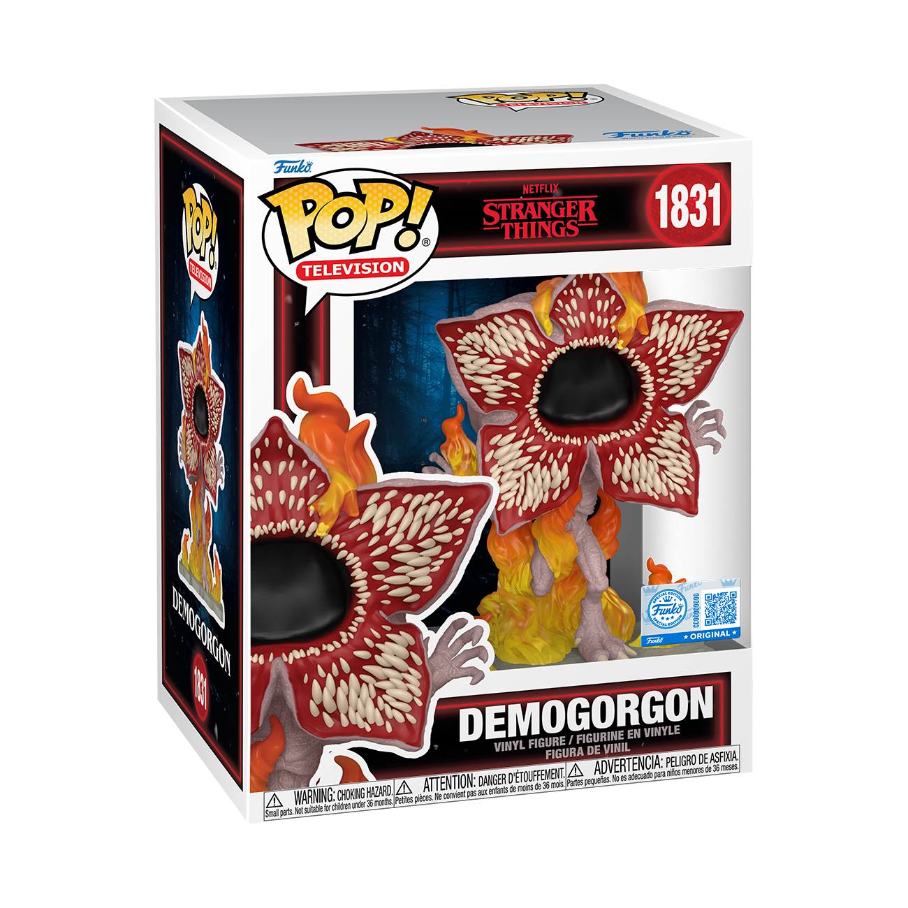 Pop! Premium Demogorgon on Fire