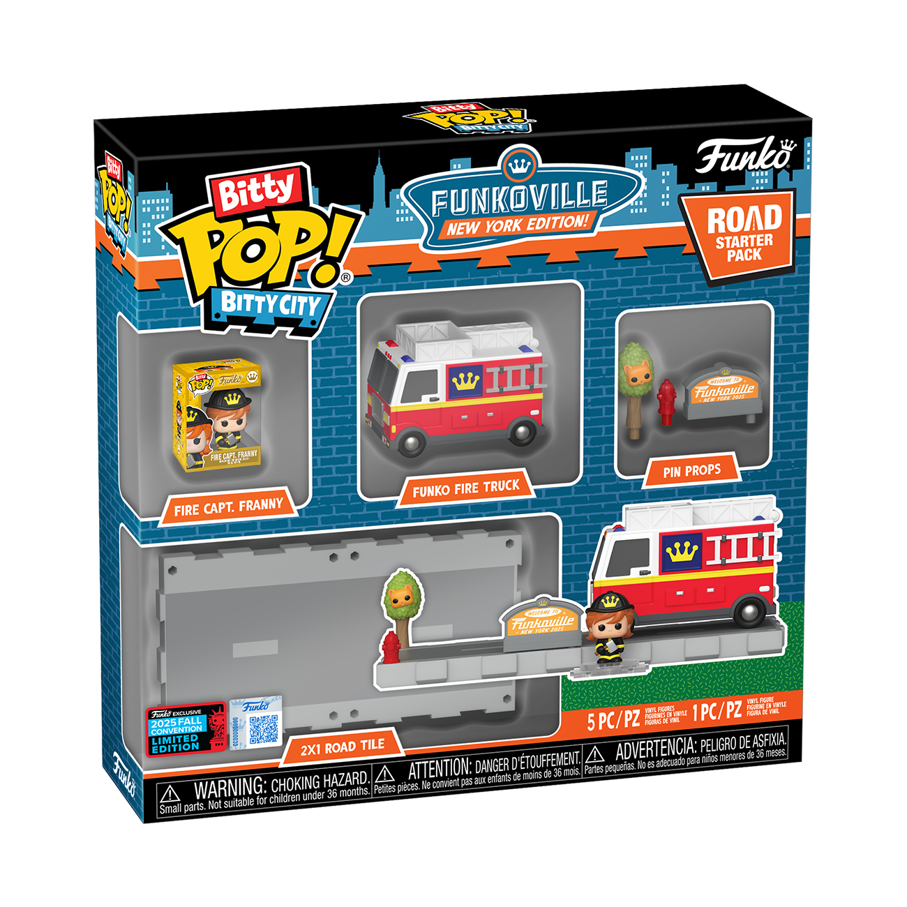 Bitty Pop! Bitty City Funkoville New York Edition Road Starter Pack