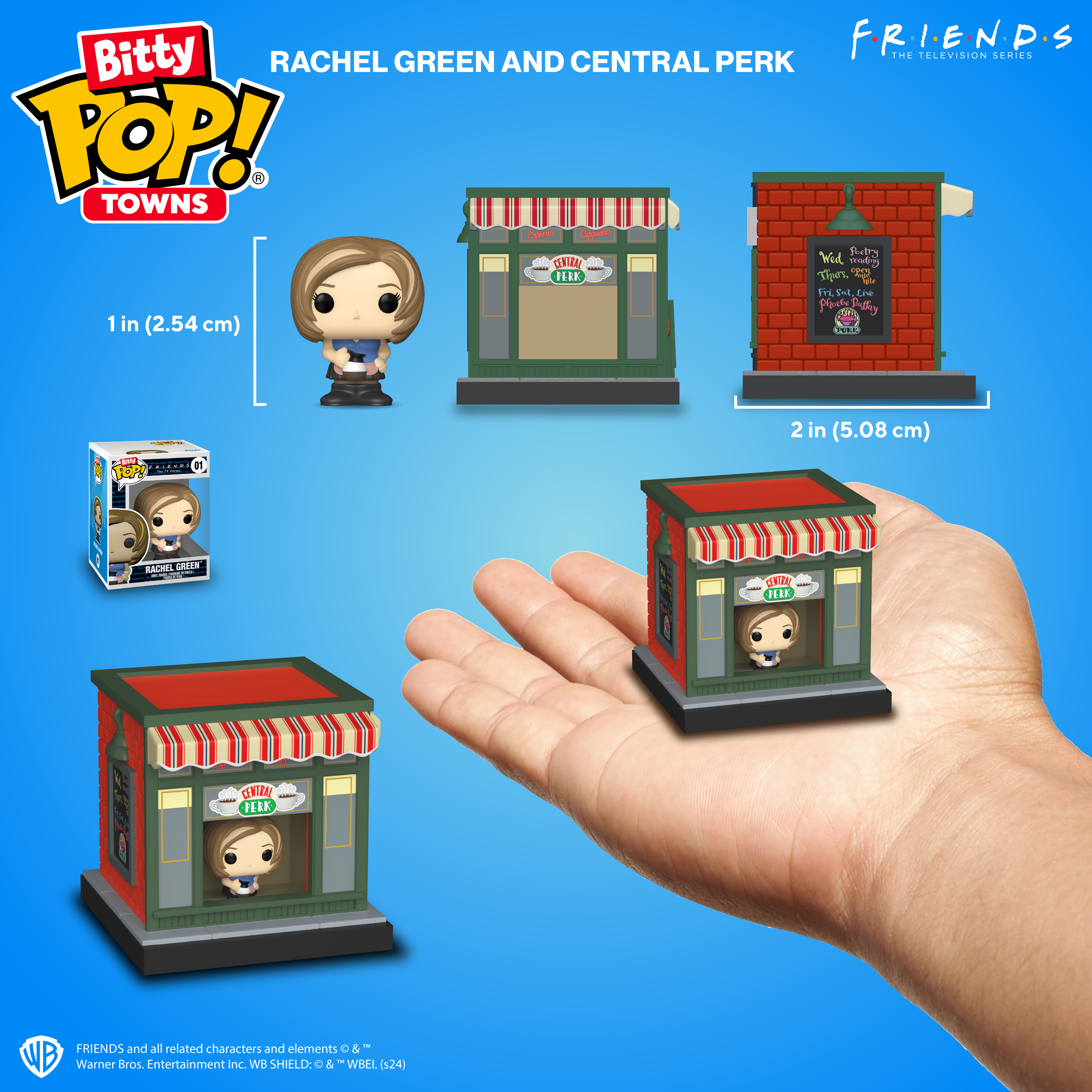 Bitty Pop! Towns Rachel Green and Central Perk