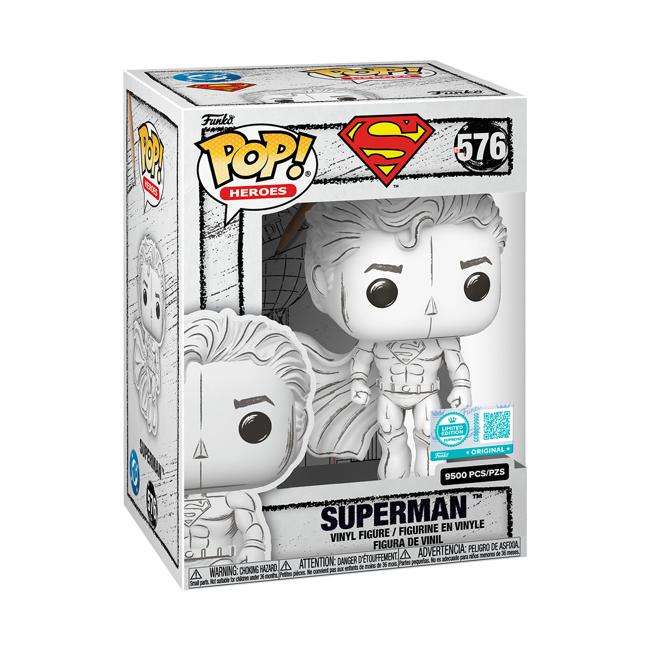 Pop! Superman (Sketched Deco)