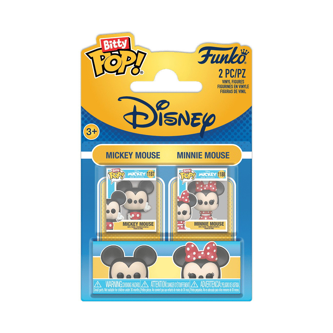 Bitty Pop! Mickey & Minnie Mouse 2-Pack