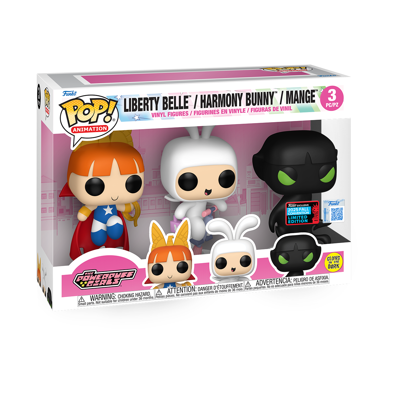 Pop! Powerpuff Girls (Glow) 3-Pack