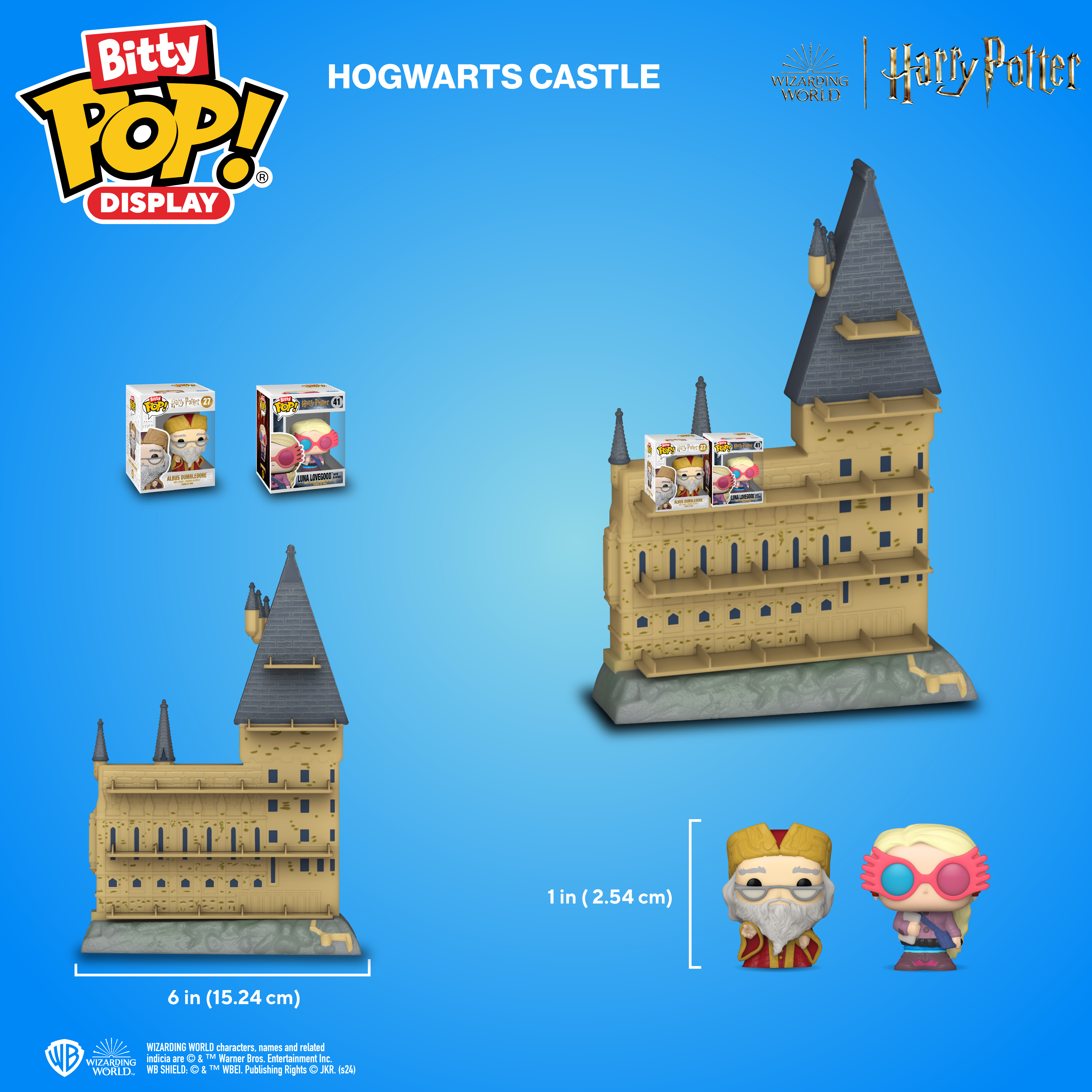 Bitty Pop! Display Hogwarts Castle