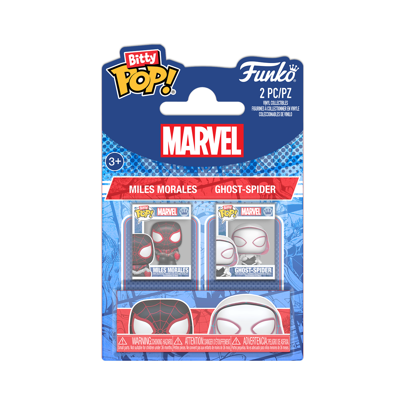 Bitty Pop! Miles Morales & Ghost-Spider 2-Pack
