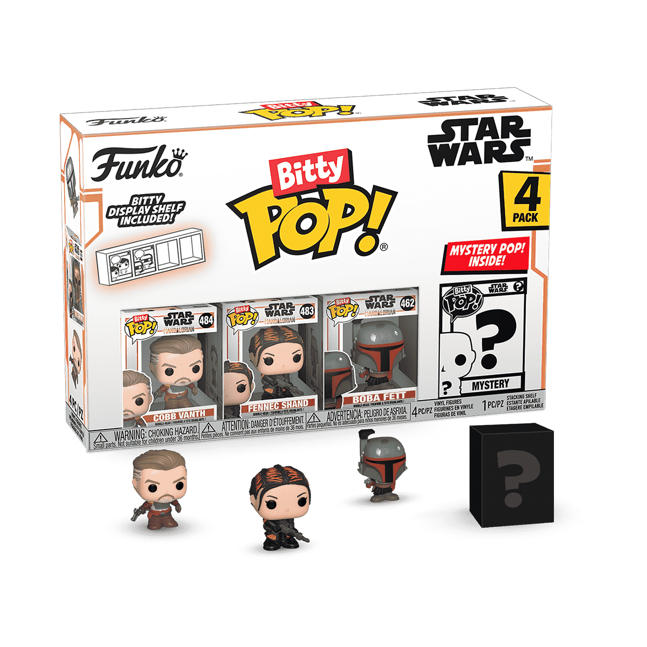 Bitty Pop! Star Wars The Mandalorian 4-Pack Series 3