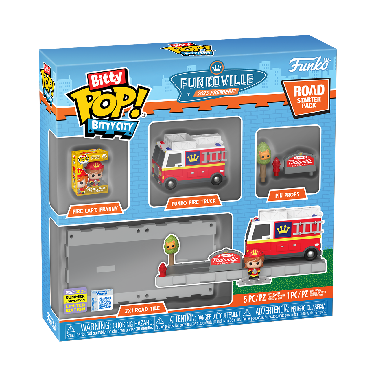 Bitty Pop! Bitty City Funkoville Road Starter Pack
