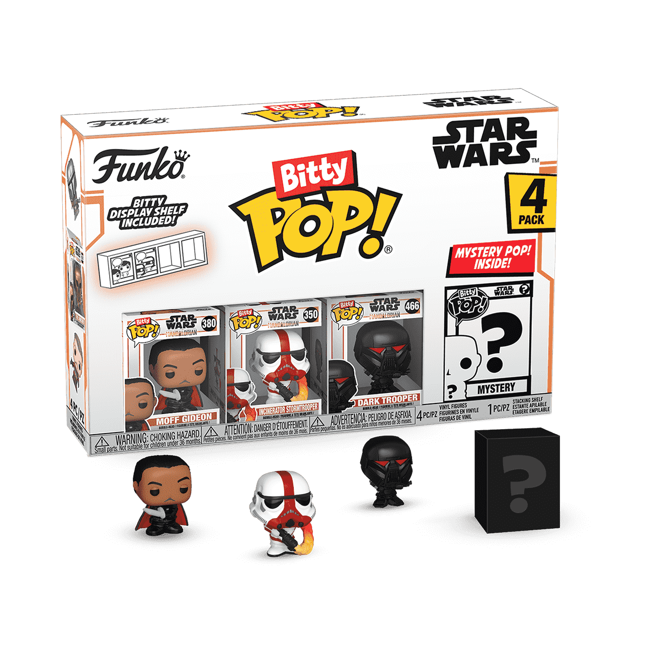 Bitty Pop! Star Wars The Mandalorian 4-Pack Series 4