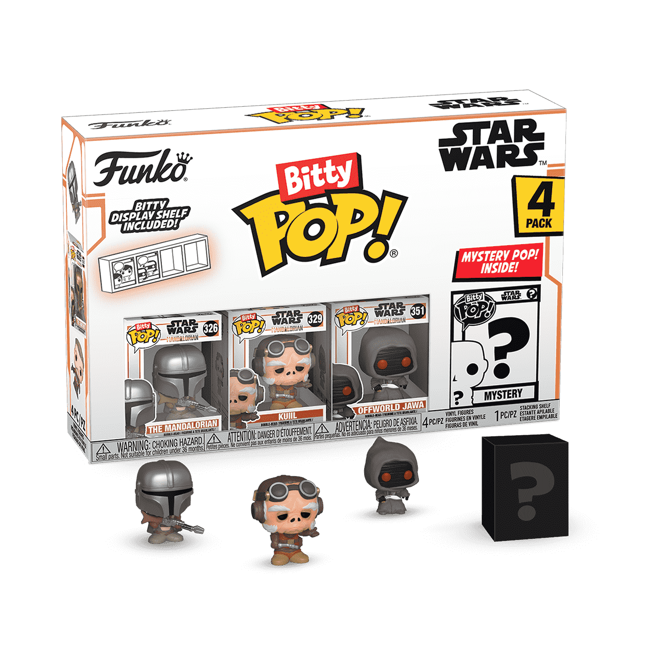 Bitty Pop! Star Wars The Mandalorian 4-Pack Series 2