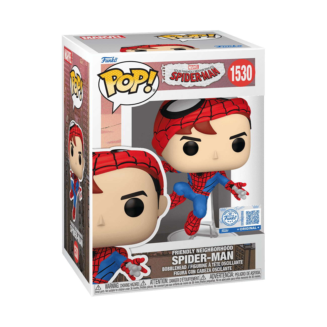 Pop! Friendly Neighborhood Spider-Man (Unmasked)