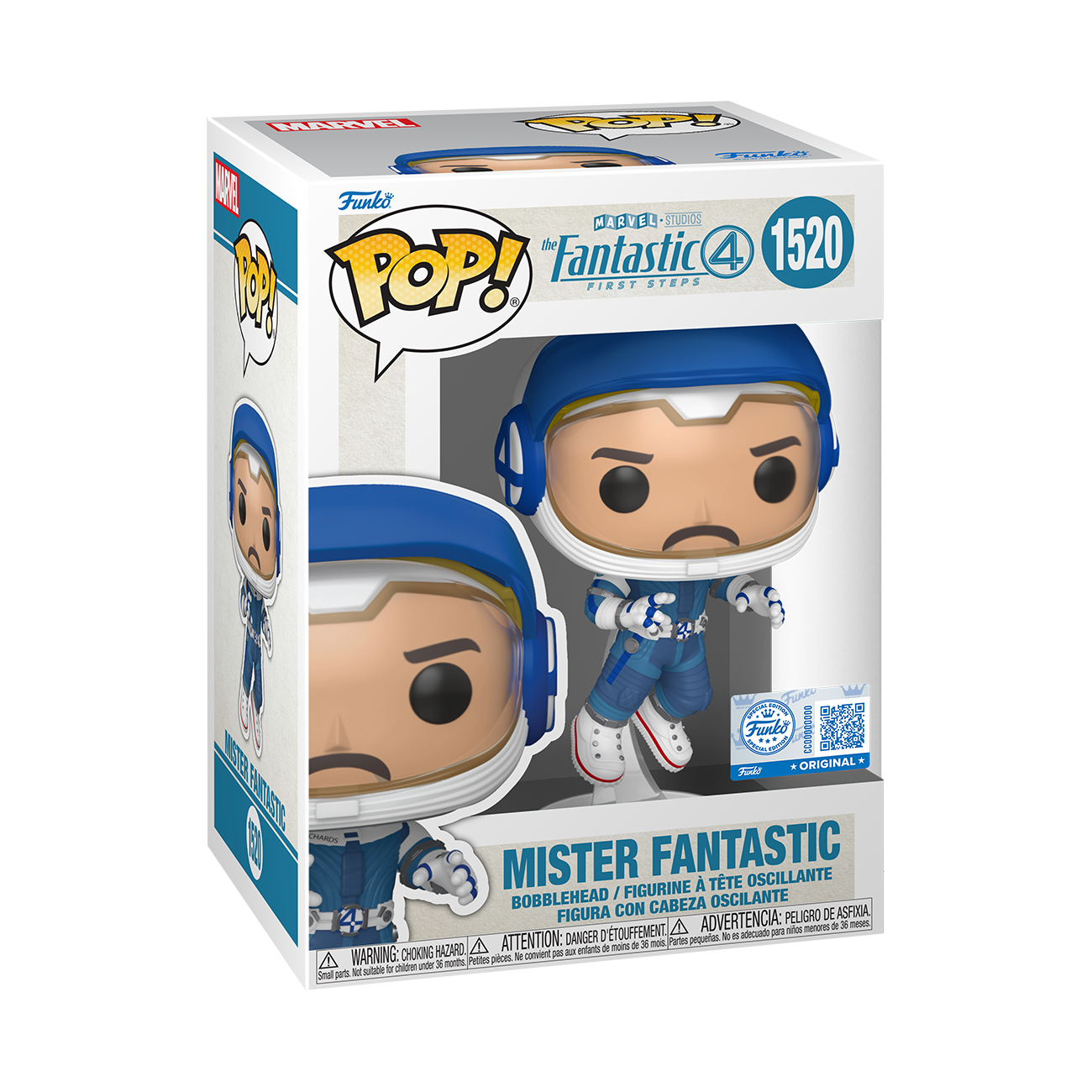 Pop! Mister Fantastic (Space Suit) (Fantastic Four: First Steps)