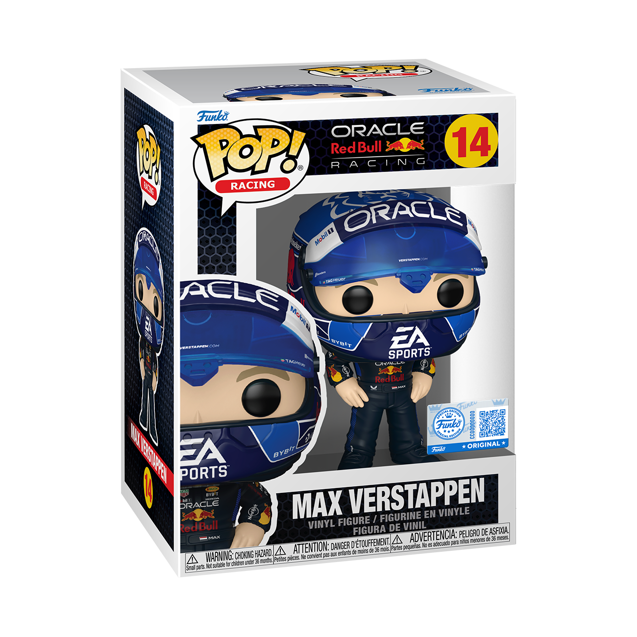 Pop! Max Verstappen with USA Helmet