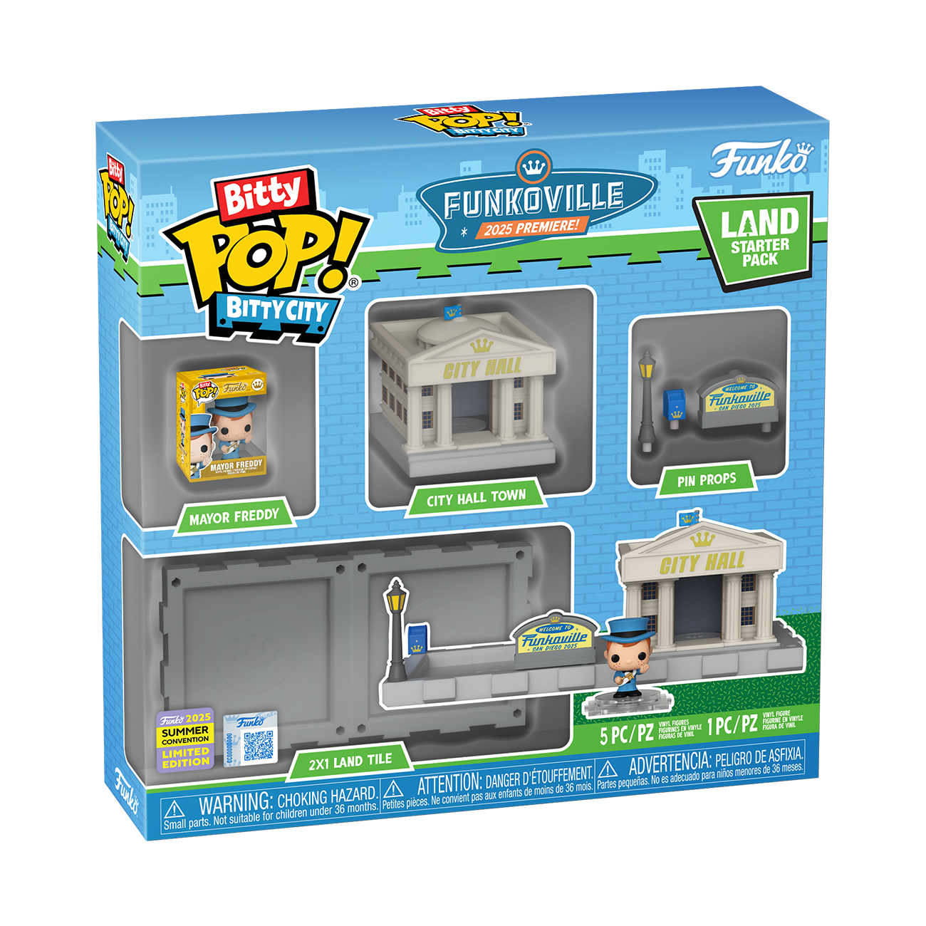 Bitty Pop! Bitty City Funkoville Land Starter Pack