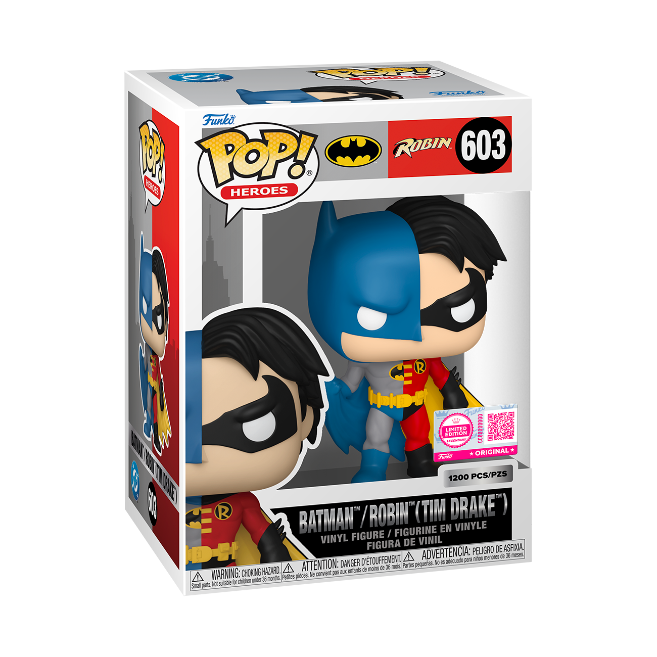 Pop! Batman/Robin (Tim Drake) with Pop! Protector
