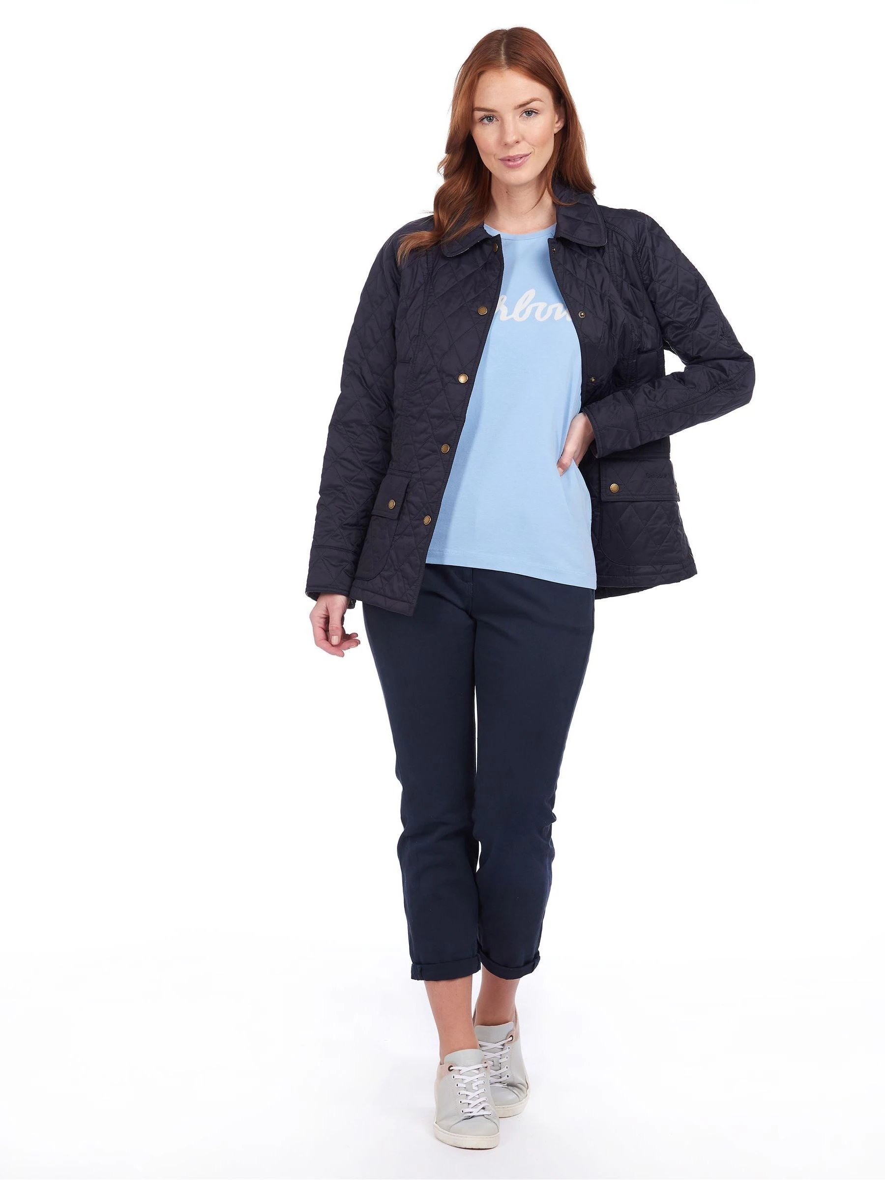 Barbour® Navy Blue Beadnell Quilt Jacket