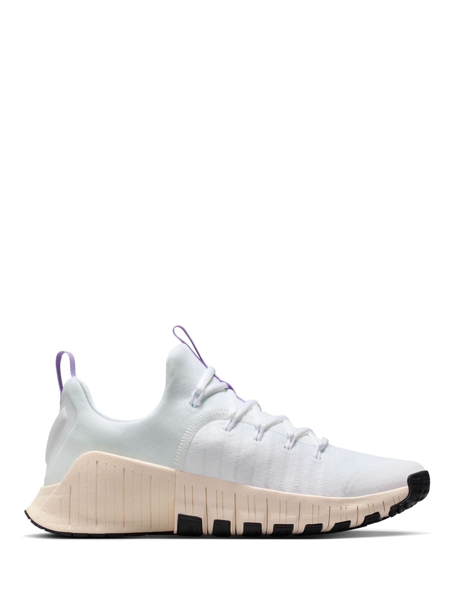 Nike White Purple Free Metcon 6 Training Trainers
