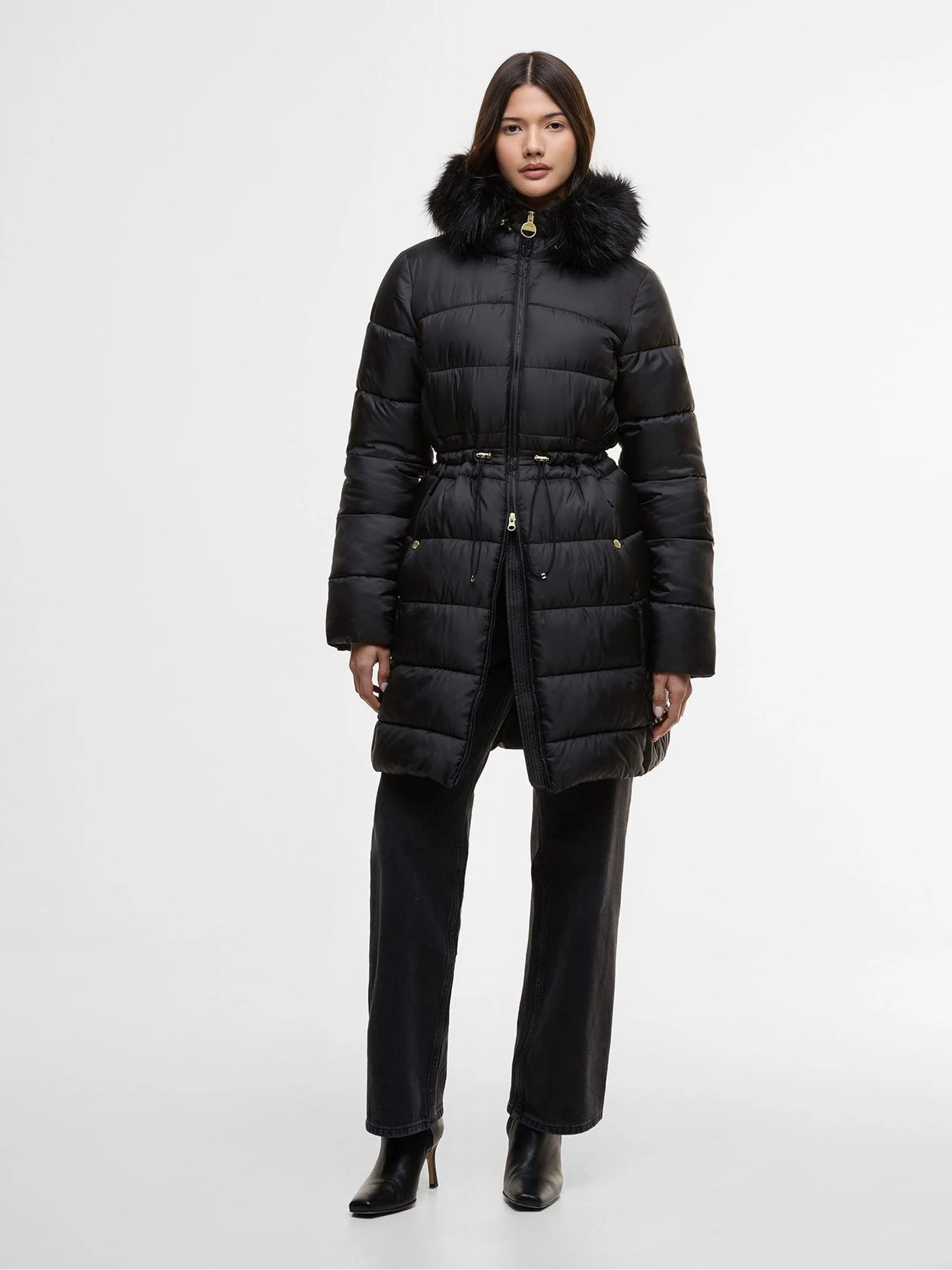 Barbour® International Black Anastasia Puffer Jacket