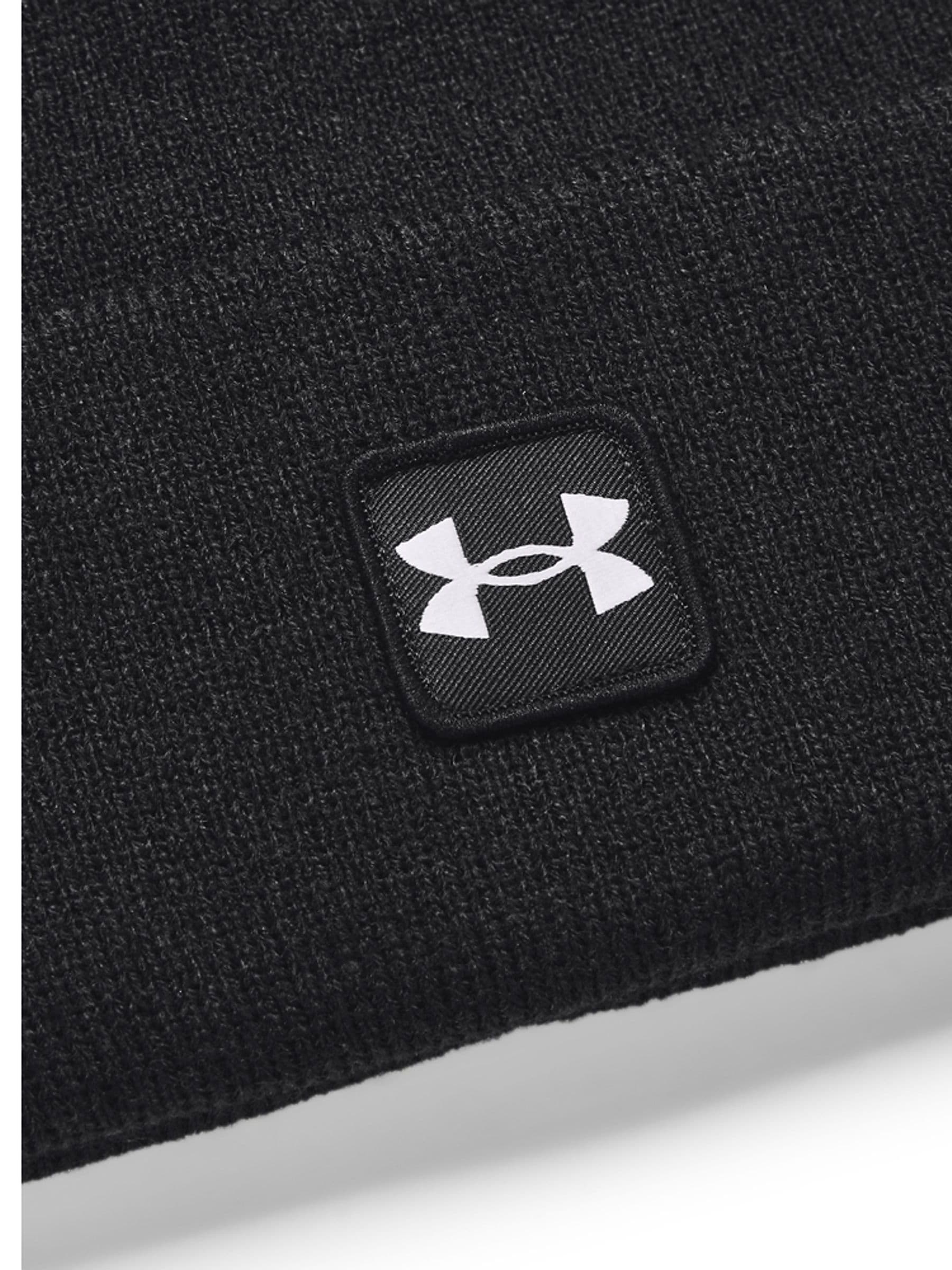 Under Armour Black Half time Cuff Beanie