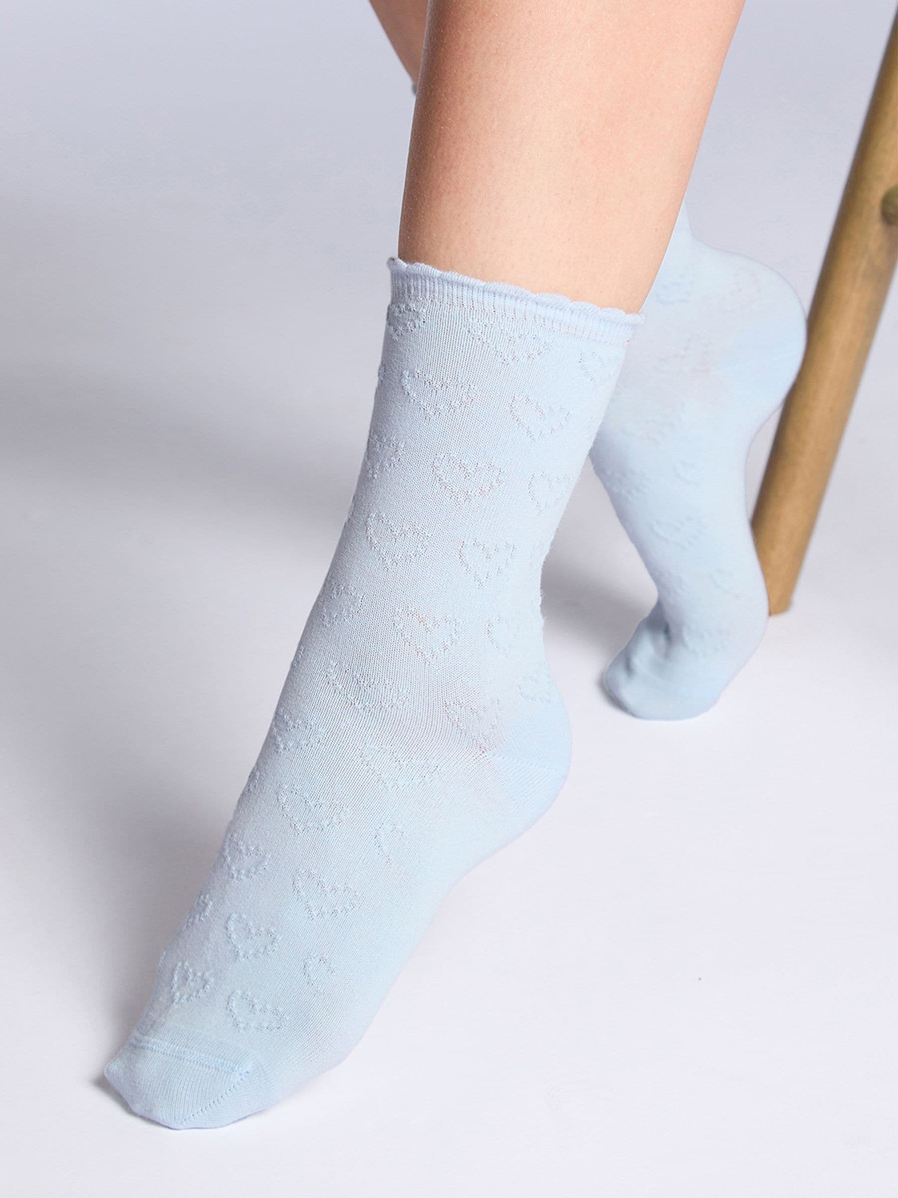 Boux Avenue Pink 3 Pack Cosy Bow And Heart Socks