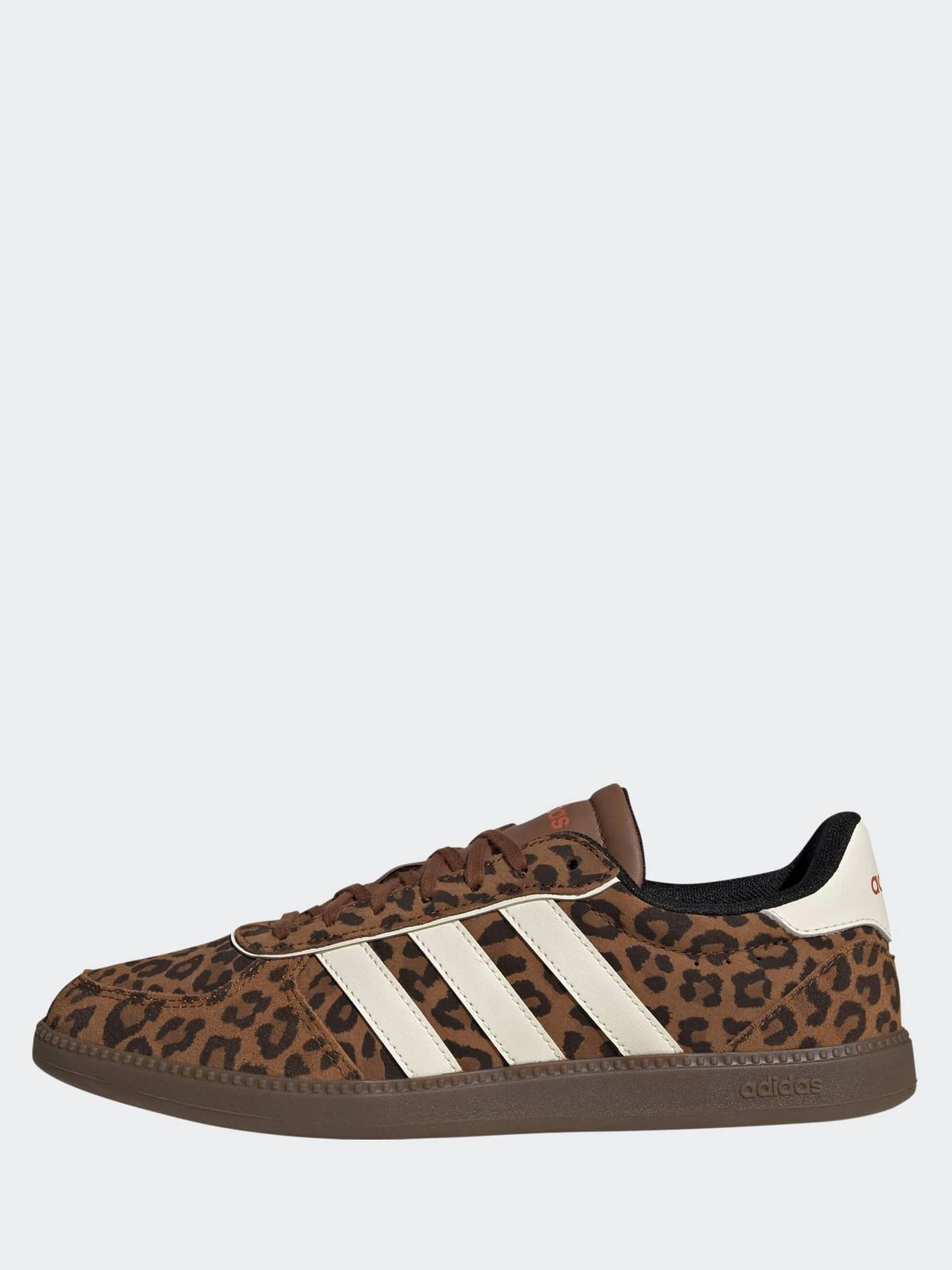 adidas Leopard Print/White Breaknet Sleek Trainers
