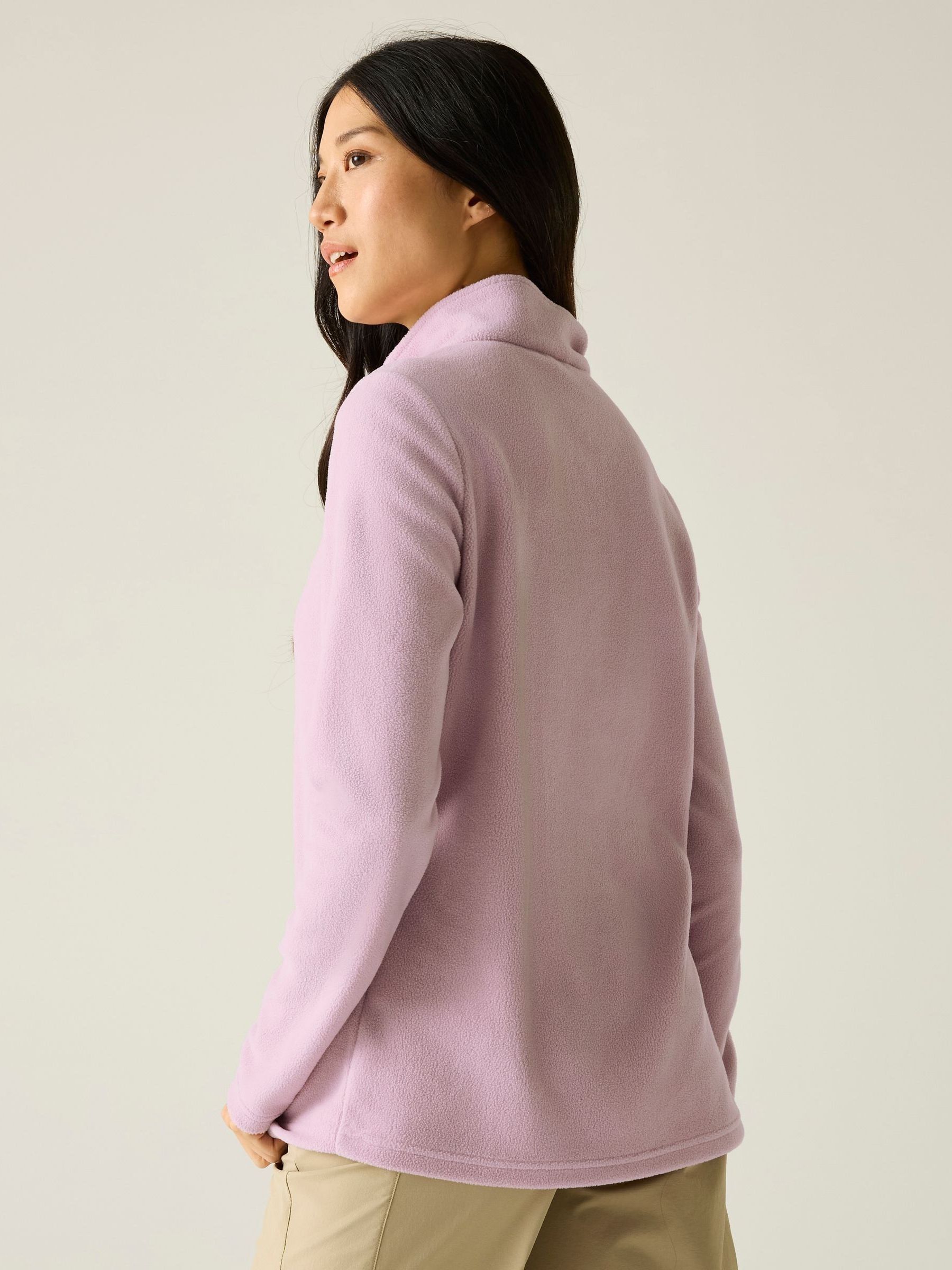 Regatta Purple Sweetheart Zip Neck Fleece